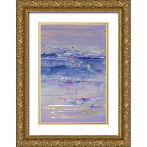 Canyon and Hill II Gold Ornate Wood Framed Art Print with Double Matting by Combs, Joyce