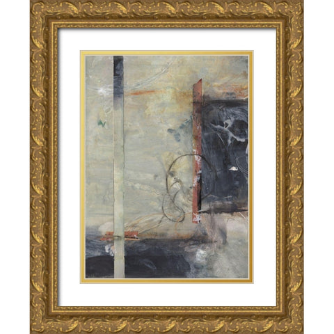 Rising Together I Gold Ornate Wood Framed Art Print with Double Matting by Combs, Joyce