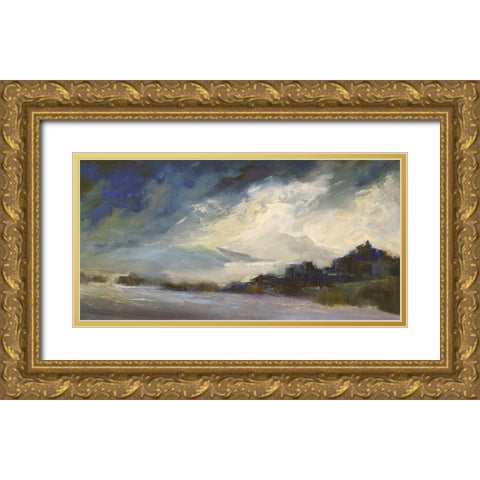Seaside Sanctuary Gold Ornate Wood Framed Art Print with Double Matting by Finch, Sheila