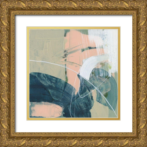 Bubblegum Pop III Gold Ornate Wood Framed Art Print with Double Matting by Goldberger, Jennifer