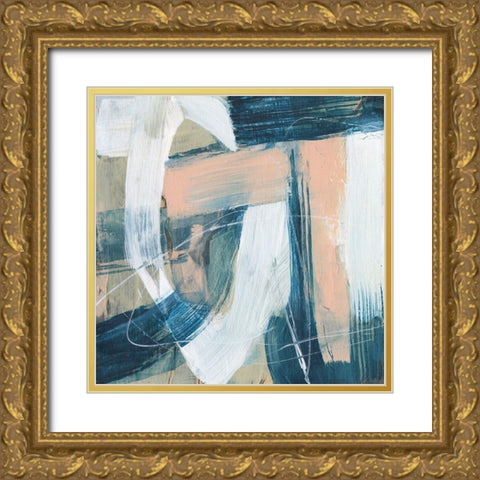 Bubblegum Pop V Gold Ornate Wood Framed Art Print with Double Matting by Goldberger, Jennifer