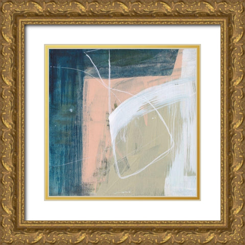 Bubblegum Pop VI Gold Ornate Wood Framed Art Print with Double Matting by Goldberger, Jennifer