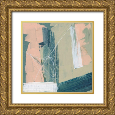 Bubblegum Pop VIII Gold Ornate Wood Framed Art Print with Double Matting by Goldberger, Jennifer