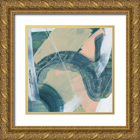 Bubblegum Pop IX Gold Ornate Wood Framed Art Print with Double Matting by Goldberger, Jennifer