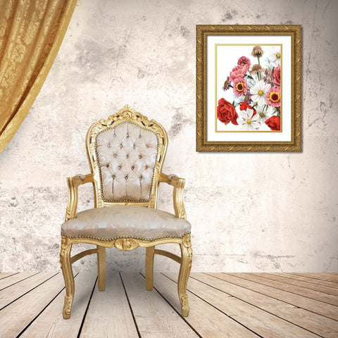 Modern Arrangement II Gold Ornate Wood Framed Art Print with Double Matting by Popp, Grace