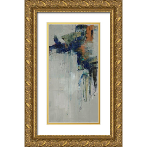 Traction I Gold Ornate Wood Framed Art Print with Double Matting by Goldberger, Jennifer