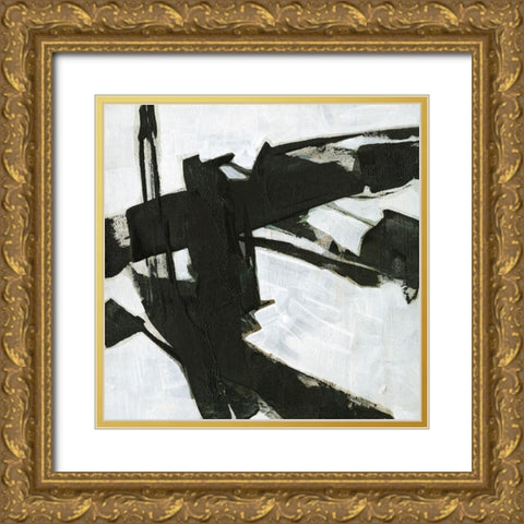 Ode an Kline I Gold Ornate Wood Framed Art Print with Double Matting by Goldberger, Jennifer