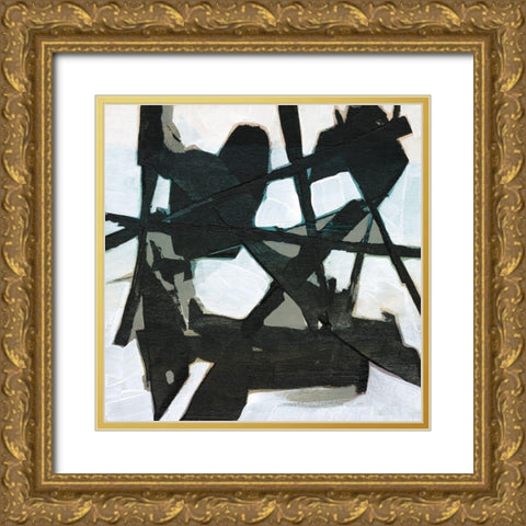 Ode an Kline V Gold Ornate Wood Framed Art Print with Double Matting by Goldberger, Jennifer