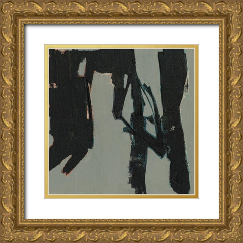 Ode an Kline VIII Gold Ornate Wood Framed Art Print with Double Matting by Goldberger, Jennifer