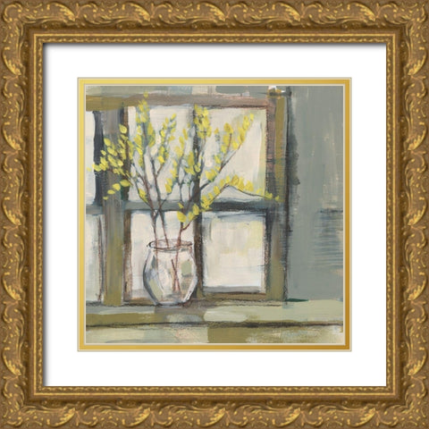 Sign of Spring II Gold Ornate Wood Framed Art Print with Double Matting by Goldberger, Jennifer