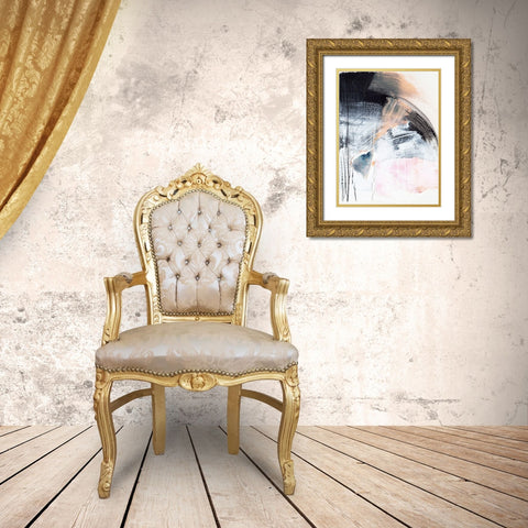 Paved Path IV Gold Ornate Wood Framed Art Print with Double Matting by Parker, Jennifer Paxton