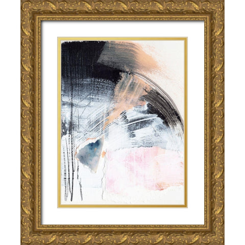 Paved Path IV Gold Ornate Wood Framed Art Print with Double Matting by Parker, Jennifer Paxton