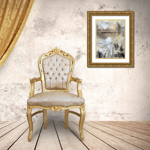 Masked Notes I Gold Ornate Wood Framed Art Print with Double Matting by Paxton Parker, Jennifer