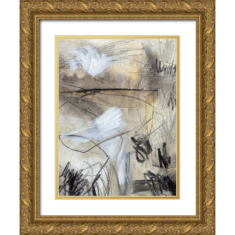 Masked Notes I Gold Ornate Wood Framed Art Print with Double Matting by Paxton Parker, Jennifer