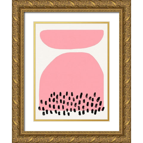 Good Vibes II Gold Ornate Wood Framed Art Print with Double Matting by Green, Jacob