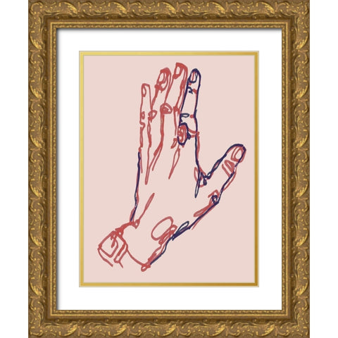 Handy Man II Gold Ornate Wood Framed Art Print with Double Matting by Parker, Jennifer Paxton