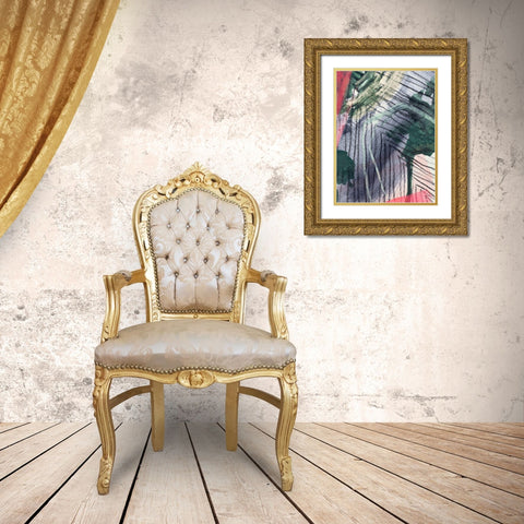 Angled Spaces II Gold Ornate Wood Framed Art Print with Double Matting by Parker, Jennifer Paxton