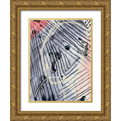 Angled Spaces VI Gold Ornate Wood Framed Art Print with Double Matting by Parker, Jennifer Paxton