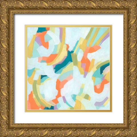 Sugar Sweep II Gold Ornate Wood Framed Art Print with Double Matting by Vess, June Erica