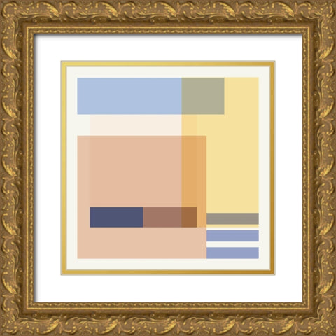 Hazy Days II Gold Ornate Wood Framed Art Print with Double Matting by Wang, Melissa