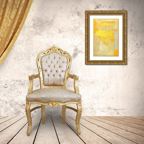 Beamlet I Gold Ornate Wood Framed Art Print with Double Matting by Jachimiec, Sue