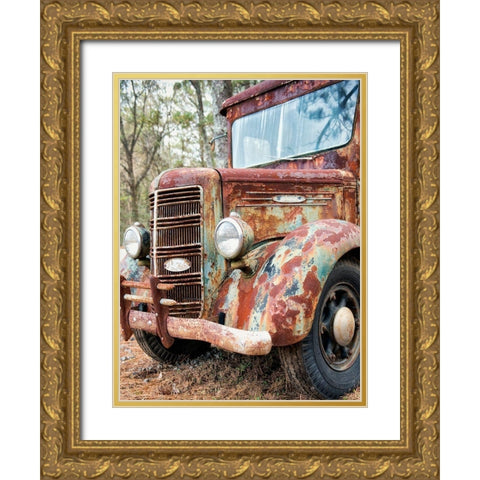 Special Delivery Gold Ornate Wood Framed Art Print with Double Matting by Head, Danny