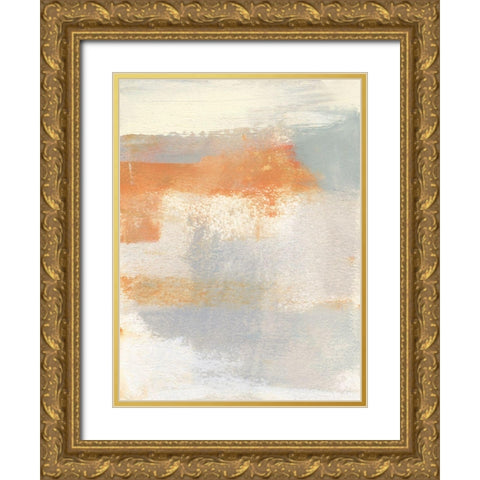 Amistie I Gold Ornate Wood Framed Art Print with Double Matting by Jachimiec, Sue