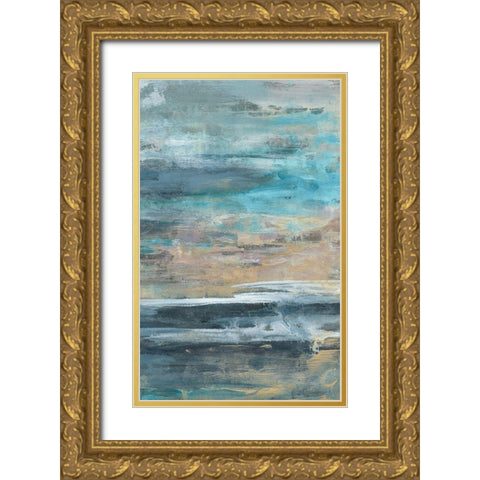 Siavash IV Gold Ornate Wood Framed Art Print with Double Matting by Bramma, Lila