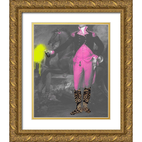 Sassy Master I Gold Ornate Wood Framed Art Print with Double Matting by Goldberger, Jennifer