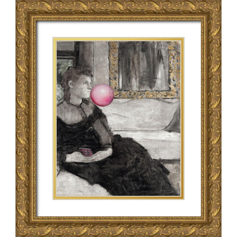 Sassy Master II Gold Ornate Wood Framed Art Print with Double Matting by Goldberger, Jennifer