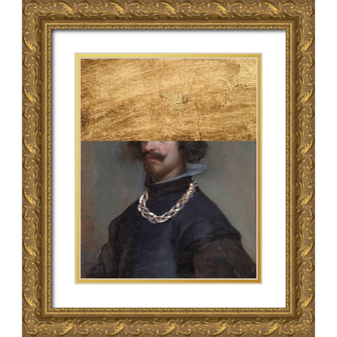 Sassy Master VI Gold Ornate Wood Framed Art Print with Double Matting by Goldberger, Jennifer