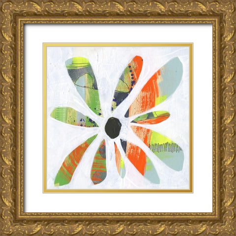 Pin Wheel II Gold Ornate Wood Framed Art Print with Double Matting by Goldberger, Jennifer