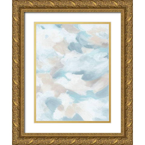 Sky Sweep I Gold Ornate Wood Framed Art Print with Double Matting by Vess, June Erica