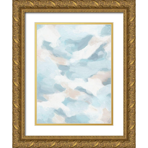 Sky Sweep II Gold Ornate Wood Framed Art Print with Double Matting by Vess, June Erica