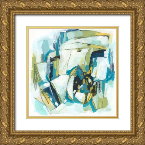 Orbit Gesture II Gold Ornate Wood Framed Art Print with Double Matting by Vess, June Erica