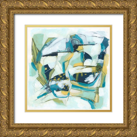 Orbit Gesture IV Gold Ornate Wood Framed Art Print with Double Matting by Vess, June Erica