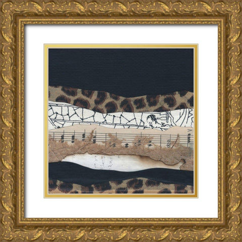 Mountain Series #127 Gold Ornate Wood Framed Art Print with Double Matting by Rau, Lorelle