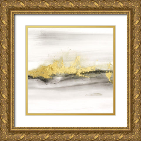 Gold on the Horizon IV Gold Ornate Wood Framed Art Print with Double Matting by Harper, Ethan