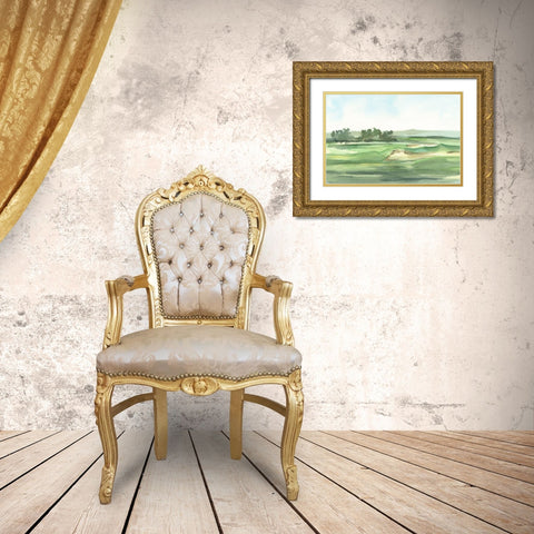 Watercolor Course Study III Gold Ornate Wood Framed Art Print with Double Matting by Harper, Ethan