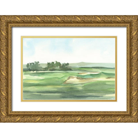 Watercolor Course Study III Gold Ornate Wood Framed Art Print with Double Matting by Harper, Ethan
