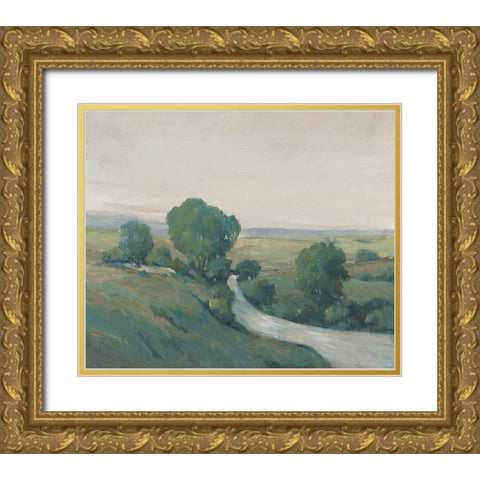 Running Creek I Gold Ornate Wood Framed Art Print with Double Matting by OToole, Tim