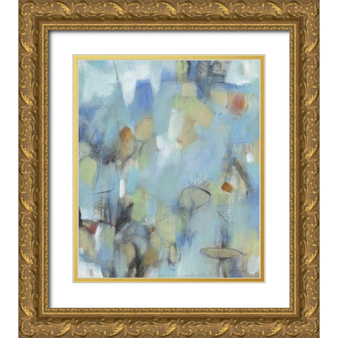 Mingle II Gold Ornate Wood Framed Art Print with Double Matting by OToole, Tim