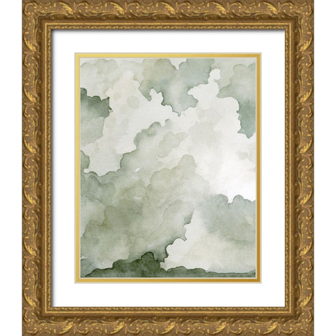 Impending Thunder II Gold Ornate Wood Framed Art Print with Double Matting by Caroline, Emma