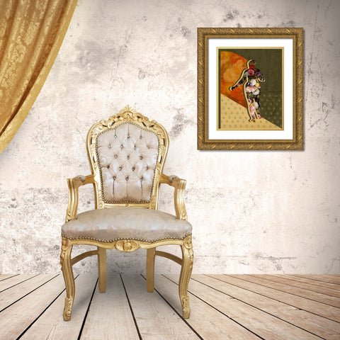 Goddess of the Flora II Gold Ornate Wood Framed Art Print with Double Matting by Popp, Grace