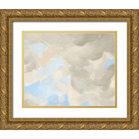 Cloud Coast III Gold Ornate Wood Framed Art Print with Double Matting by Green, Jacob