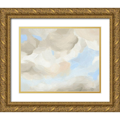 Cloud Coast IV Gold Ornate Wood Framed Art Print with Double Matting by Green, Jacob