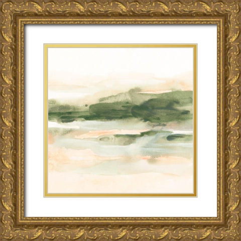 Marsh at Dusk I Gold Ornate Wood Framed Art Print with Double Matting by Vess, June Erica