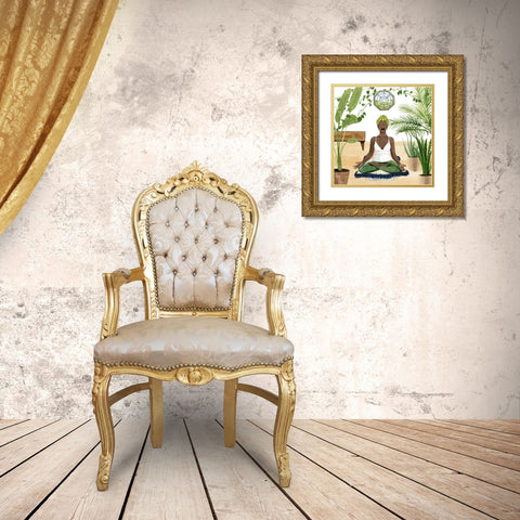 Alone Time II Gold Ornate Wood Framed Art Print with Double Matting by Popp, Grace