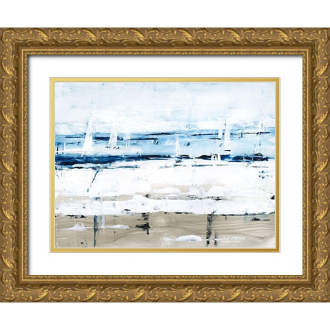 Sea Gaze II Gold Ornate Wood Framed Art Print with Double Matting by Harper, Ethan