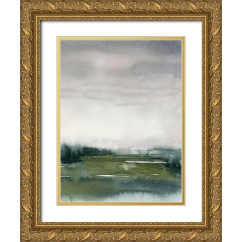 Marshland Dream II Gold Ornate Wood Framed Art Print with Double Matting by Popp, Grace